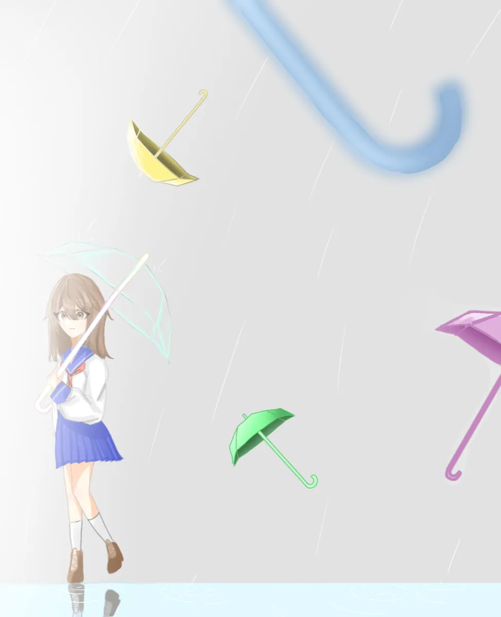 雨のち